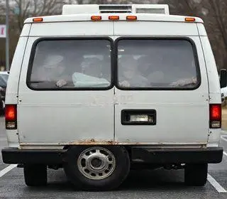 van apreendida no DF