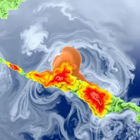 alerta de tempestade Formosa