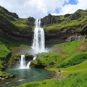Parece cachoeira, mas não é
