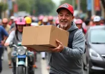 Daniel Vilela maratona de entregas e ações sociais