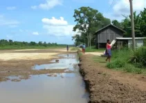 falta de água
