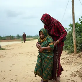 mulher resgatada acorrentada no Entorno